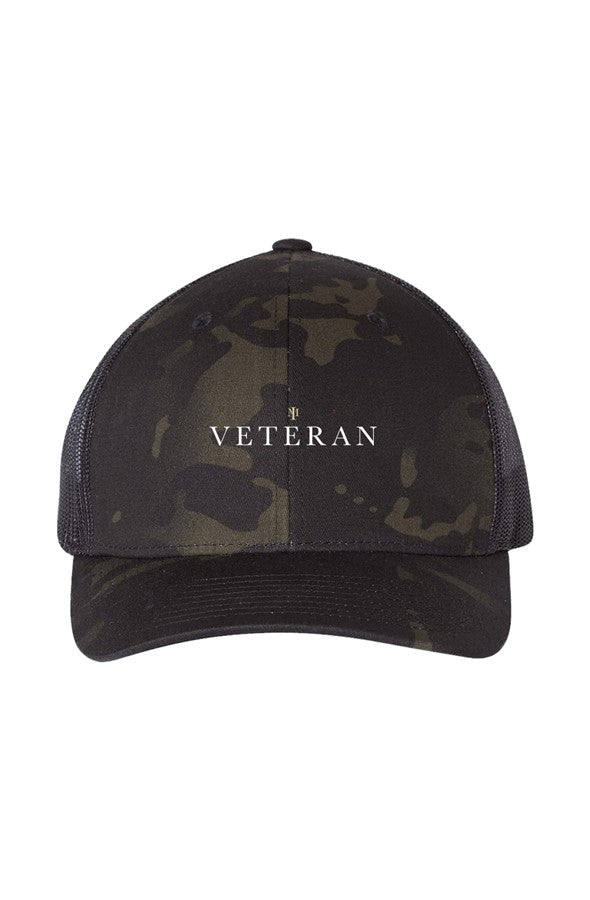 Multicam Veteran Trucker Cap